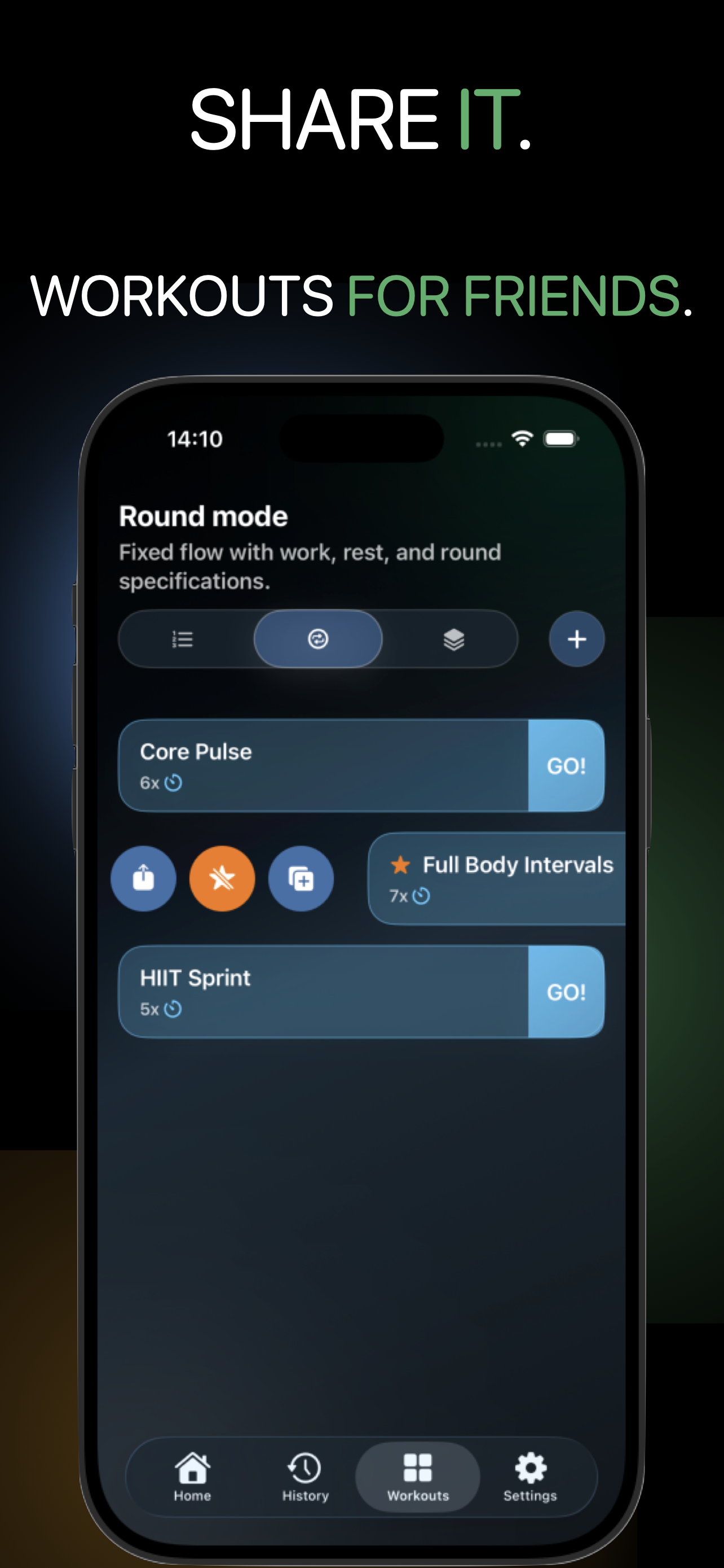 Trackix App Store screenshot: Settings